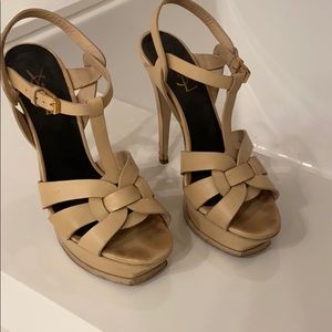 YSL tribute heels nude
